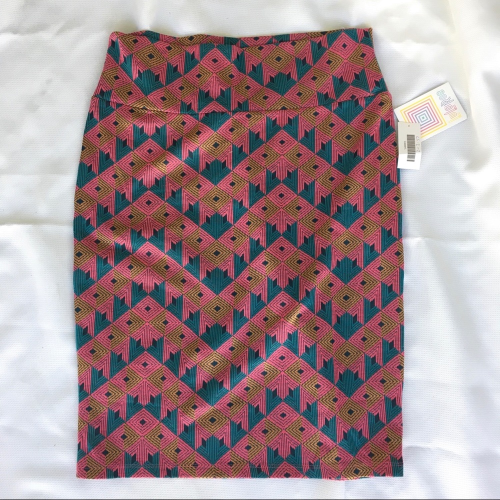 LulaRoe Cassie Skirt large NWT